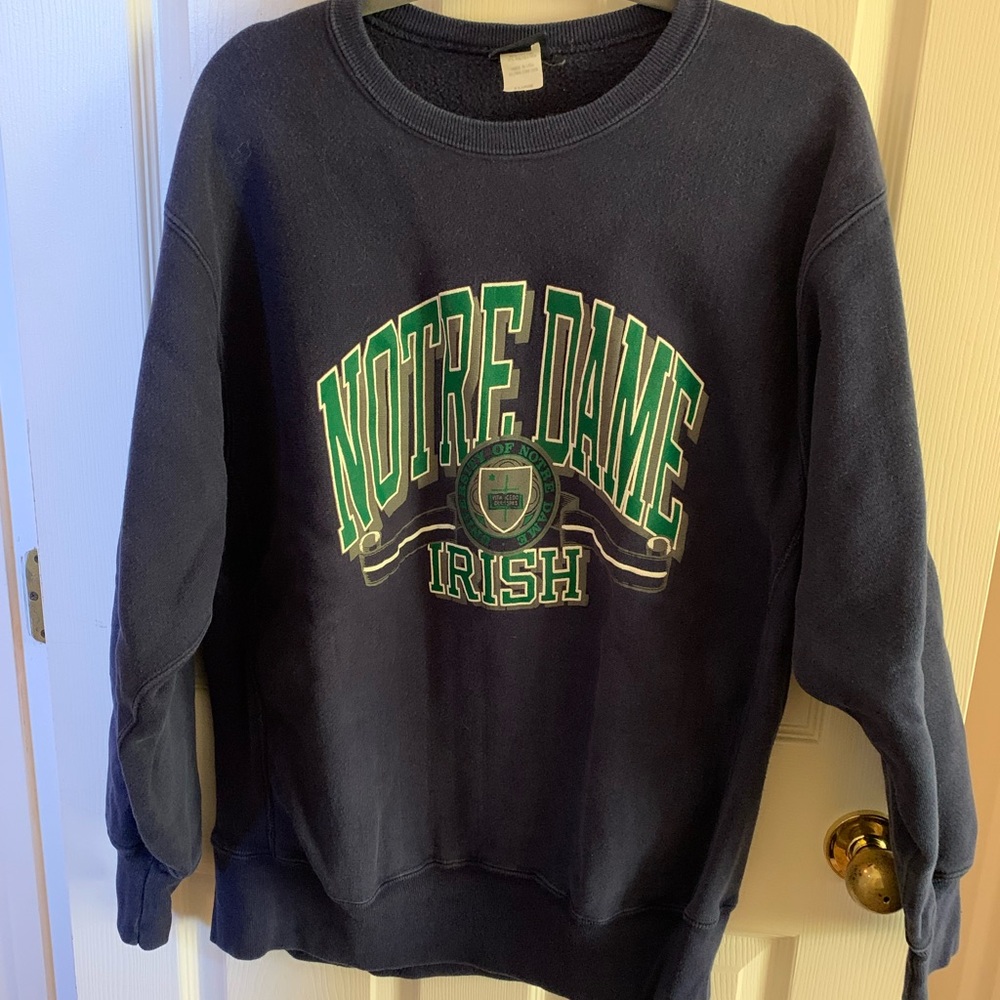 Vintage Notre Dame Crewneck Sweatshirt